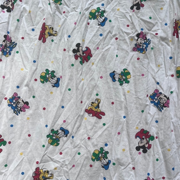 Vintage Dundee Mickey & Friends Babies Crib Sheet (Fitted) - Picture 1 of 4